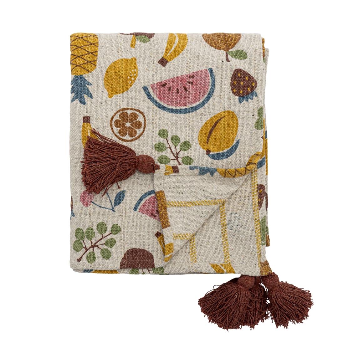 82062951 - Fruitta Throw, Multi, Recycled Cotton STOCK: 300
