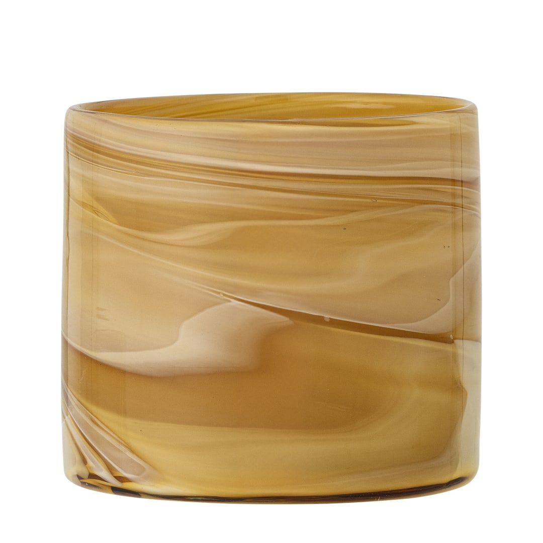 82061730 - Sylas Votive, Orange, Glass STOCK: 129