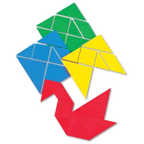 TANGRAMS, PLSTC, SET/4