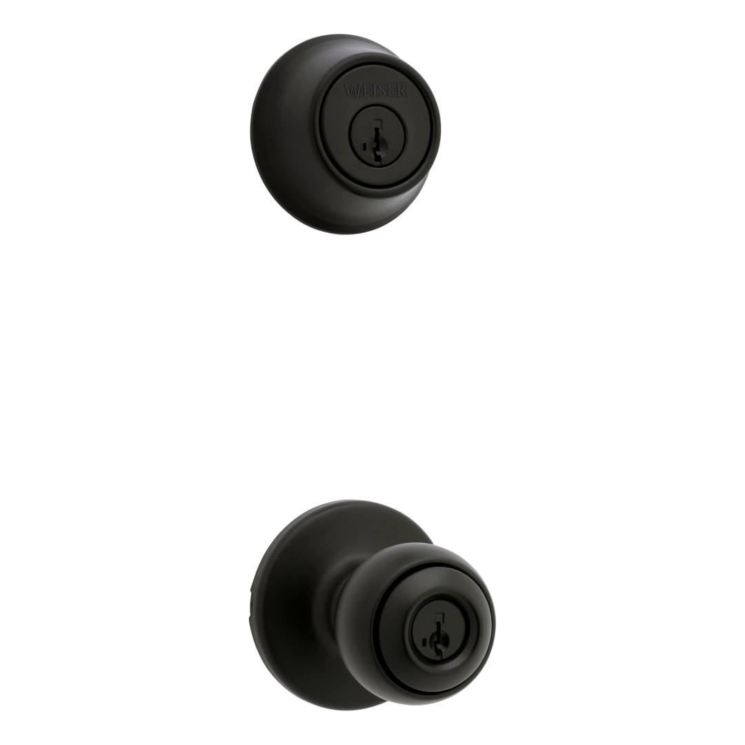 Weiser Yukon Combo Pack - featuring SmartKey in Matte Black