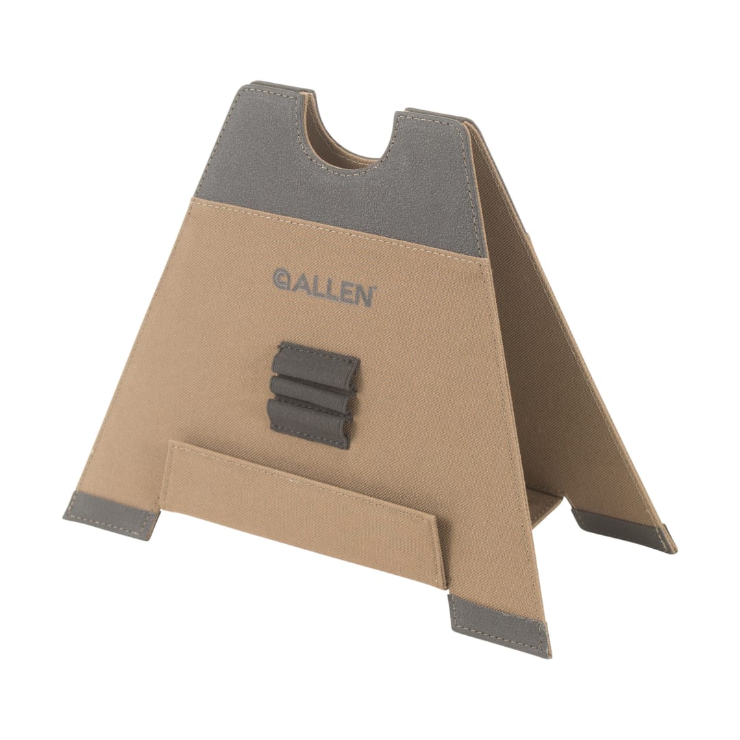 Allen Company Alpha-Lite Portable Folding Shooting Gun Rest, 8" Tall, Black/Brown