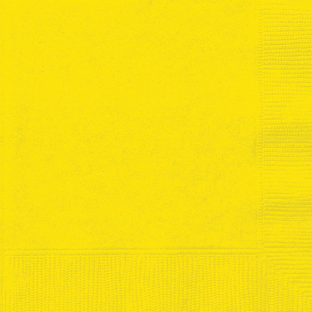 Neon Yellow Solid Luncheon Napkins, 40ct