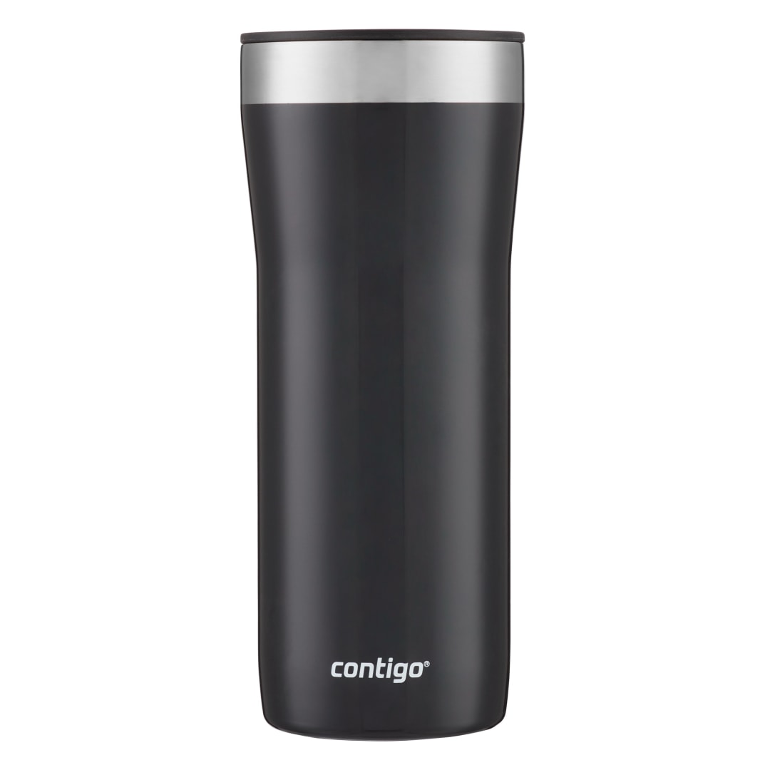 Vaso Térmico Contigo Streeterville de Acero Inoxidable con Pajita de Polipropileno y Tapa Anti-Derrames - 32 oz (946 ml) - Aislamiento al Vacío - Mantiene Bebidas Frías hasta 29 Horas y Calientes hasta 9 Horas - Libre de BPA - Apto para Lavavajillas