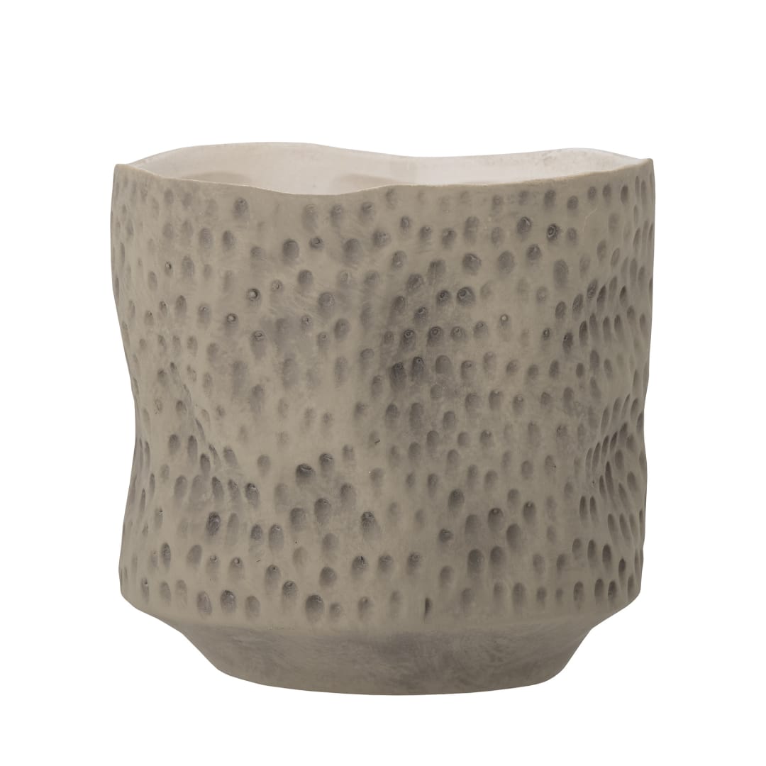 82060107 - Sayah Flowerpot, Brown, Stoneware STOCK: 231