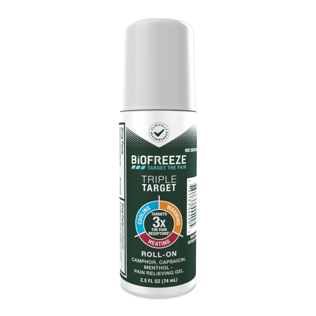 BIOFREEZE® Triple Target Roll-On 24 (8x3)/2.5 oz.