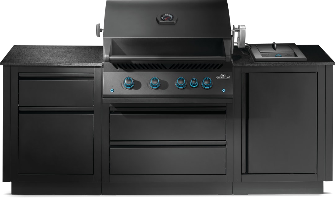 OASIS® 300 Bundle, Built-In 700 Series 32 with Infrared Rear Burner Natural Gas, Matte Black
