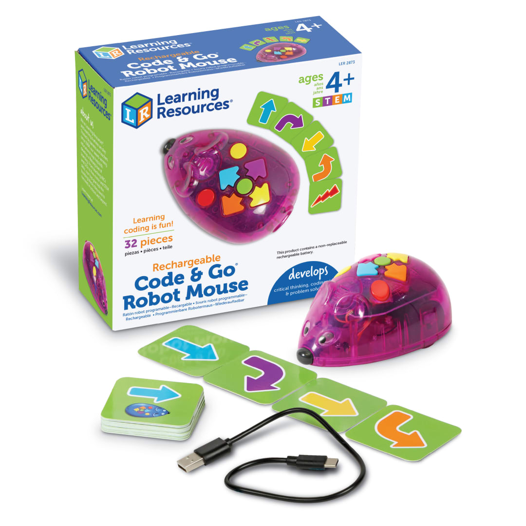 Code & Go® Robot Mouse Rechargeable