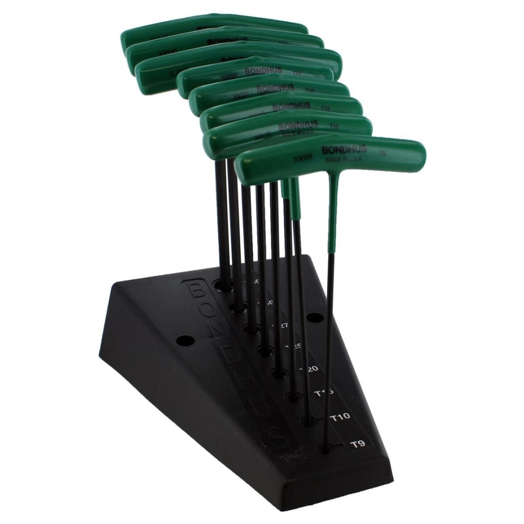 Star T-Handle Set with Stand - 8 Sizes T9-T40