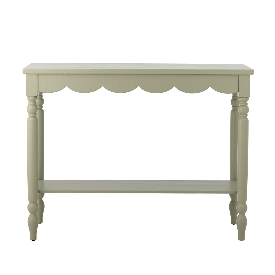 82065081 - Salla Console Table, Green, Firwood STOCK: 53