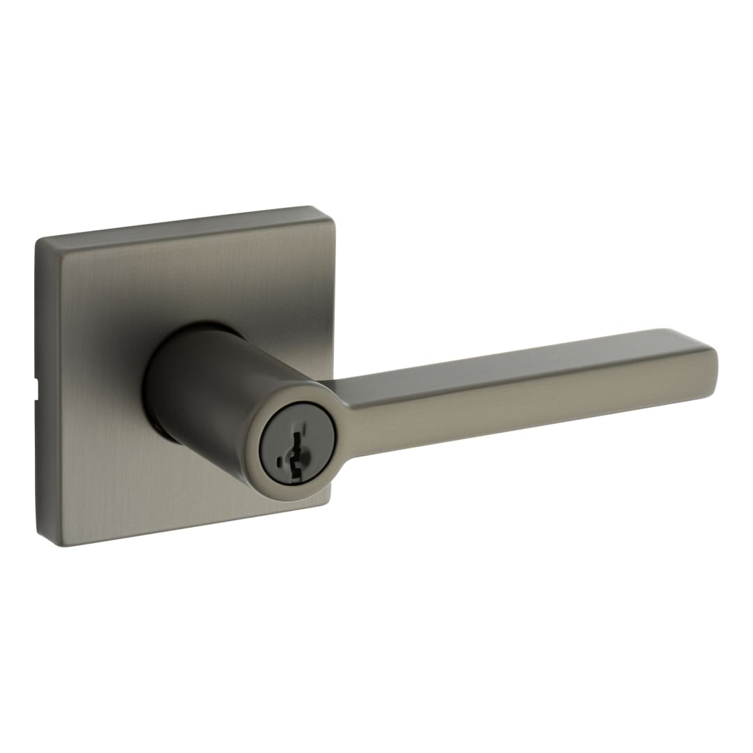 Halifax Entry Lever featuring SmartKey Security™ in Gunmetal