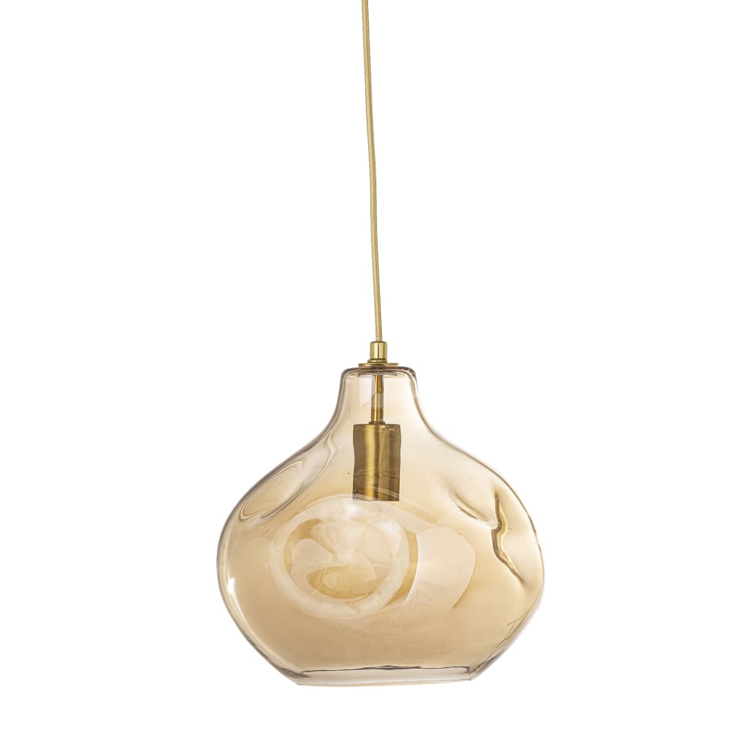 82056471 - Azizi Pendant Lamp, Brown, Glass STOCK: 2