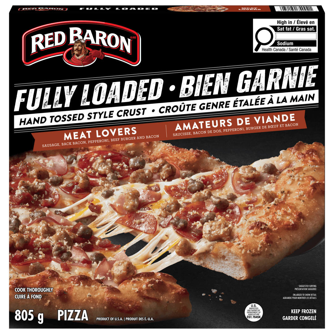 Red Baron Fully Loaded Meat Lover's Hand Tossed Crust Frozen Pizza