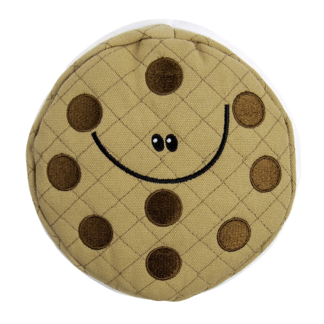 TrustyPup Ice Cream Chipwich Squeaky Plush Chew Guard Dog Toy, Large