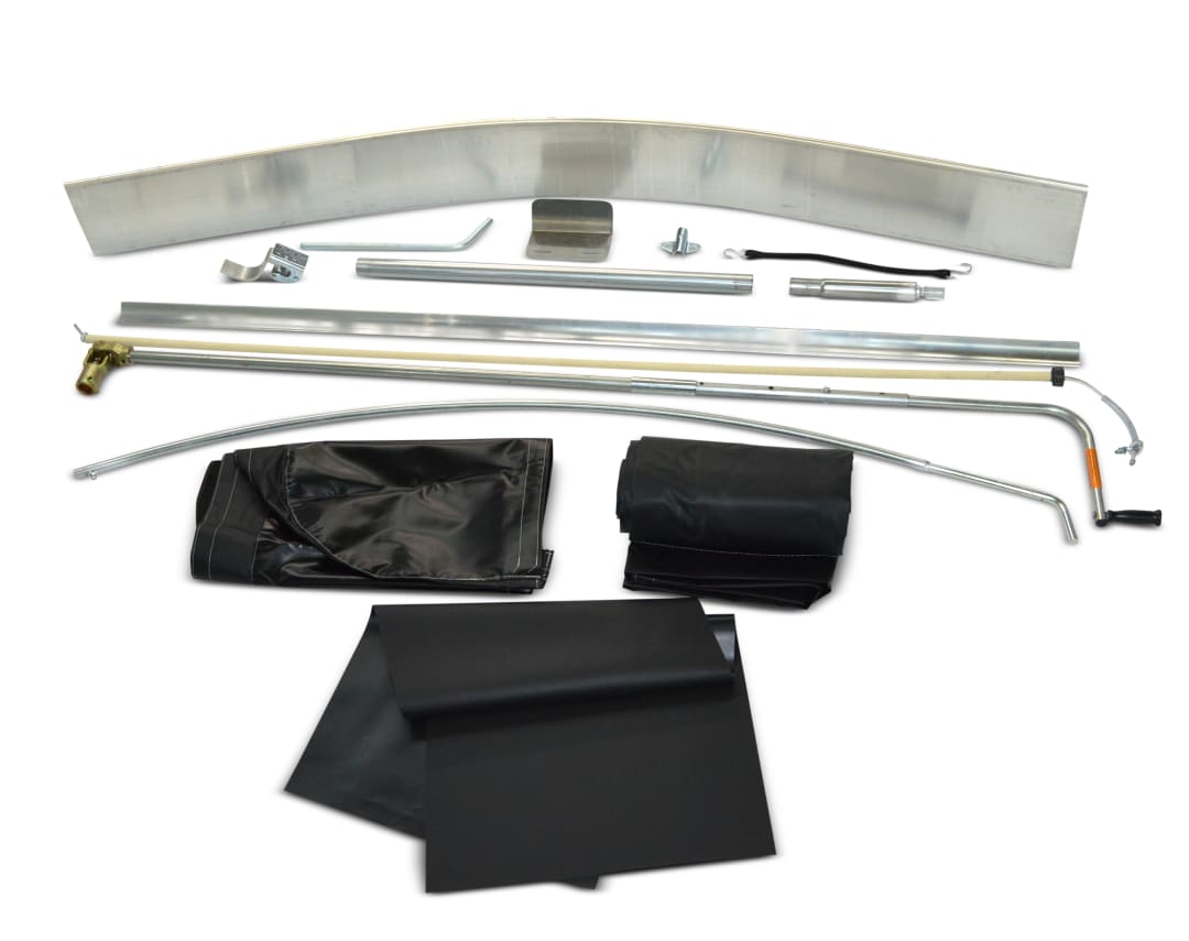 18' x 96" Lock-N-Roll Transfer Trailer Kit - 6 Bows with brd.