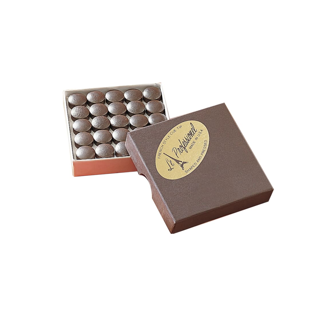 LE PRO LEATHER TIPS 13MM, BOX 