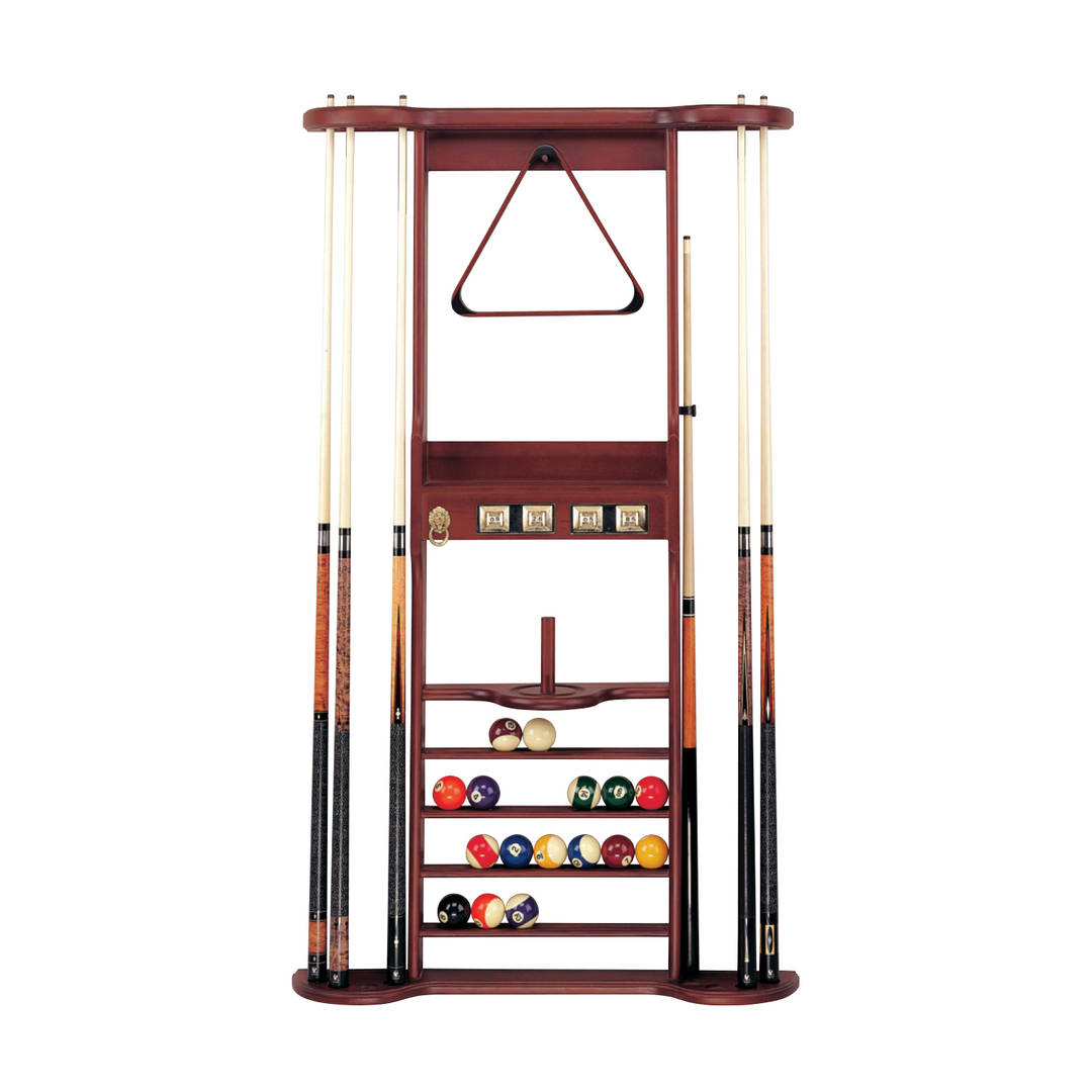 Cue Rack 7-CUE WALL RACK W/ SH