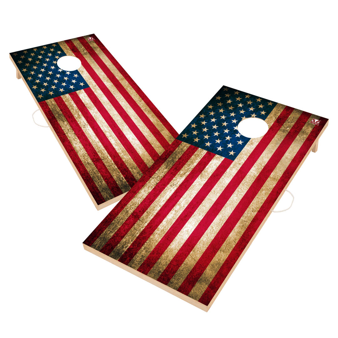 USA | 2x4 Solid Wood Cornhole
