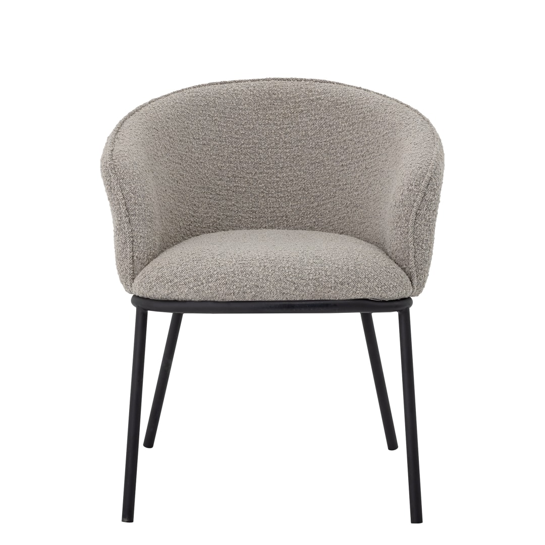 82050369 - Cortone Dining Chair, Grey, Polyester STOCK: 121