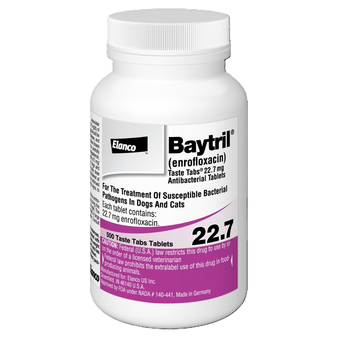 Baytril Taste Tab 500tab 22.7mg