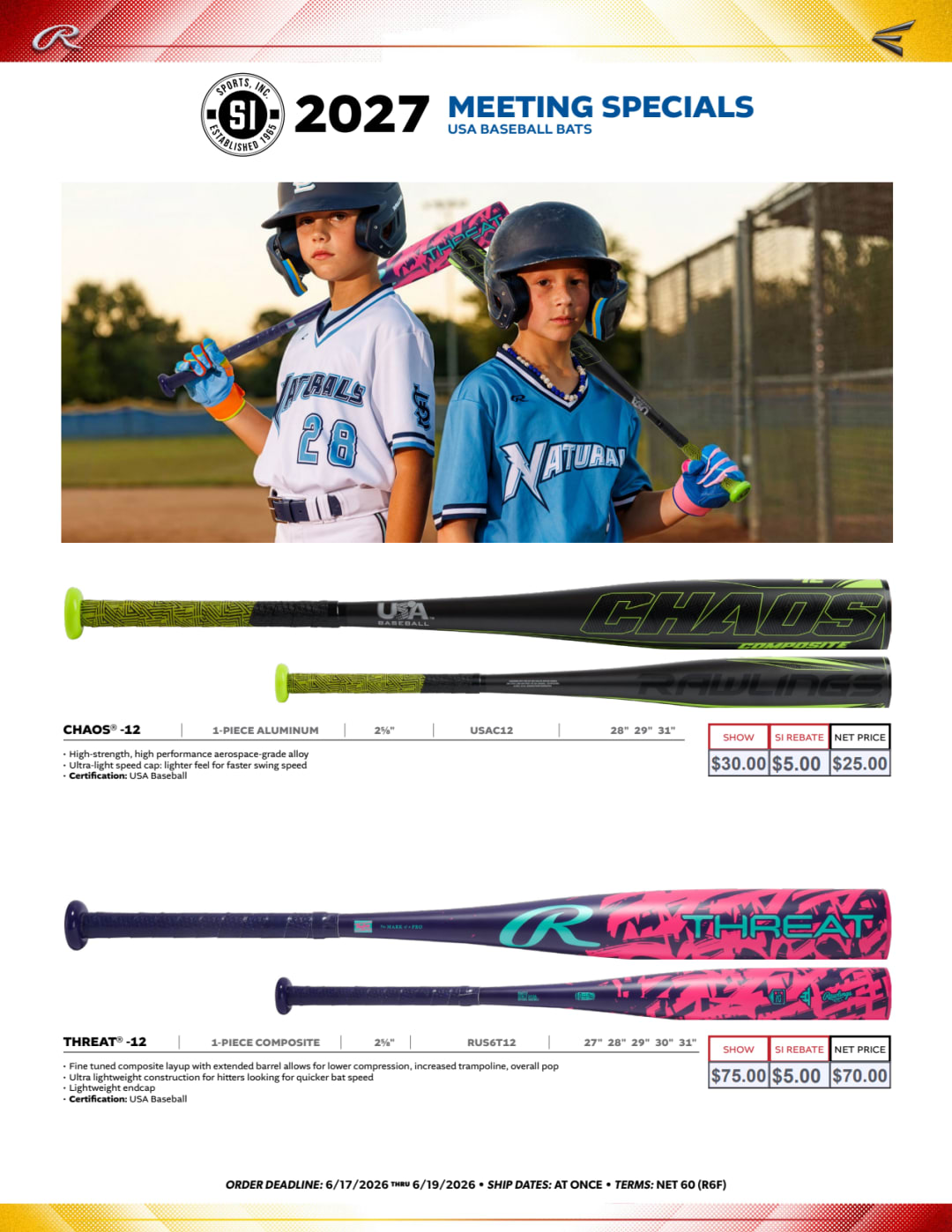 3. 2026 SI Meeting Show Specials – BATS