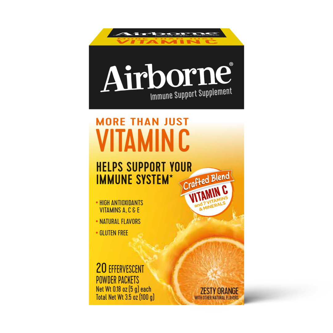 AIRBORNE® On-The-Go Packs - Zesty Orange 12/20 ct.