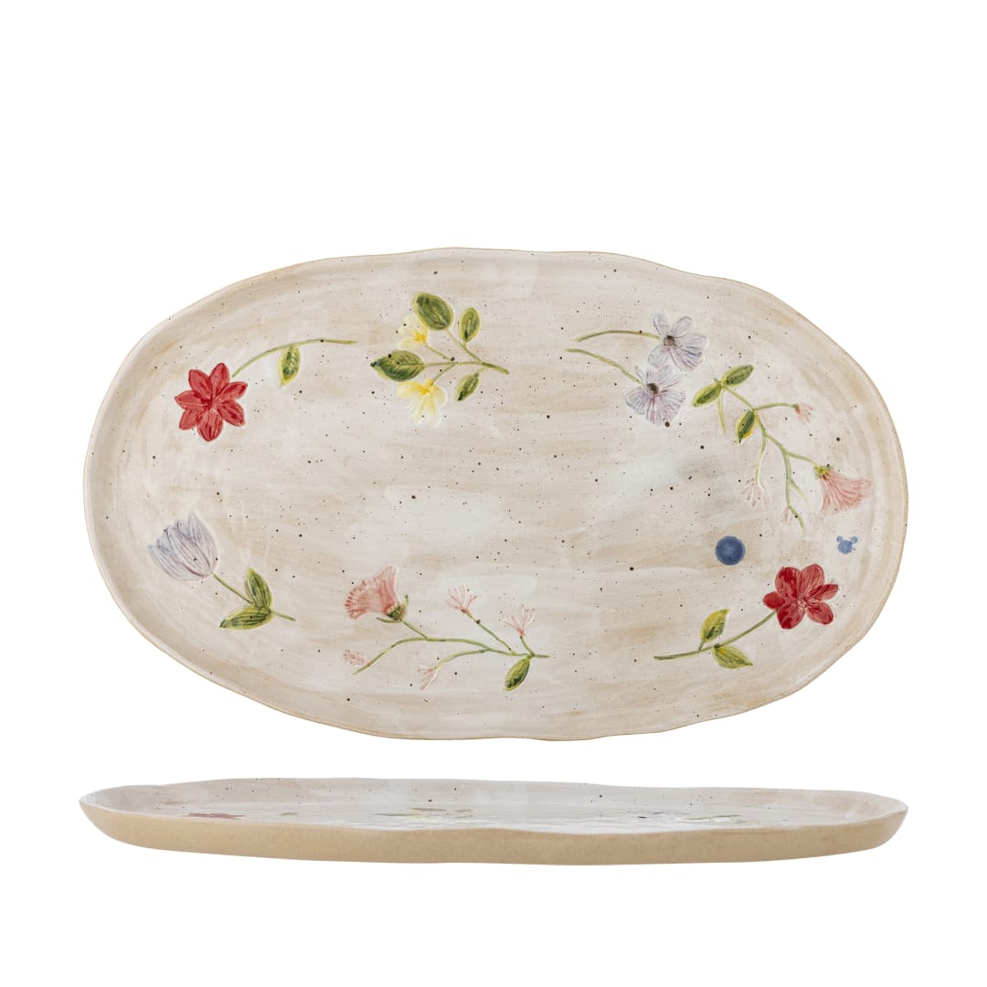 82072747 - Camilla Serving Plate, Multi, Stoneware STOCK: 300