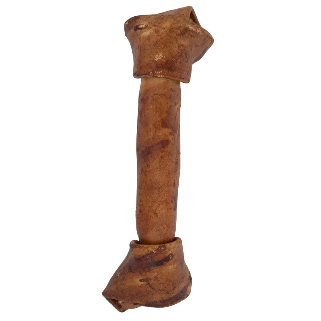Pet Factory American Beefhide Bone 12", Peanut Butter Flavored