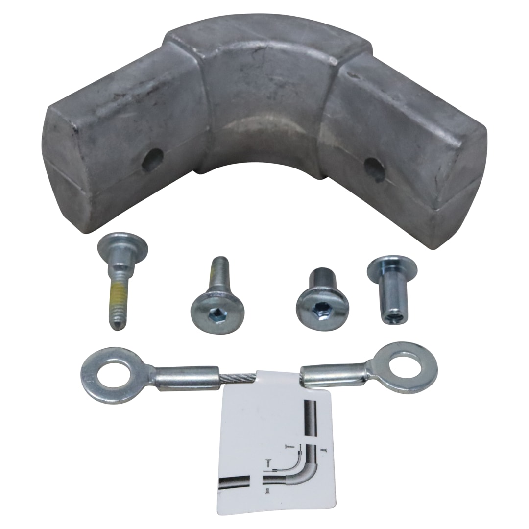 Wastebuilt® Replacement for Roll-Rite Casting Aluminum Corner - 90 Degree