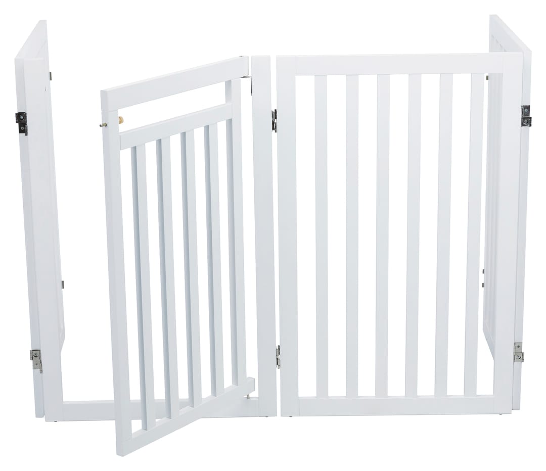 Freestanding 4-Panel Pet Gate 32" Tall