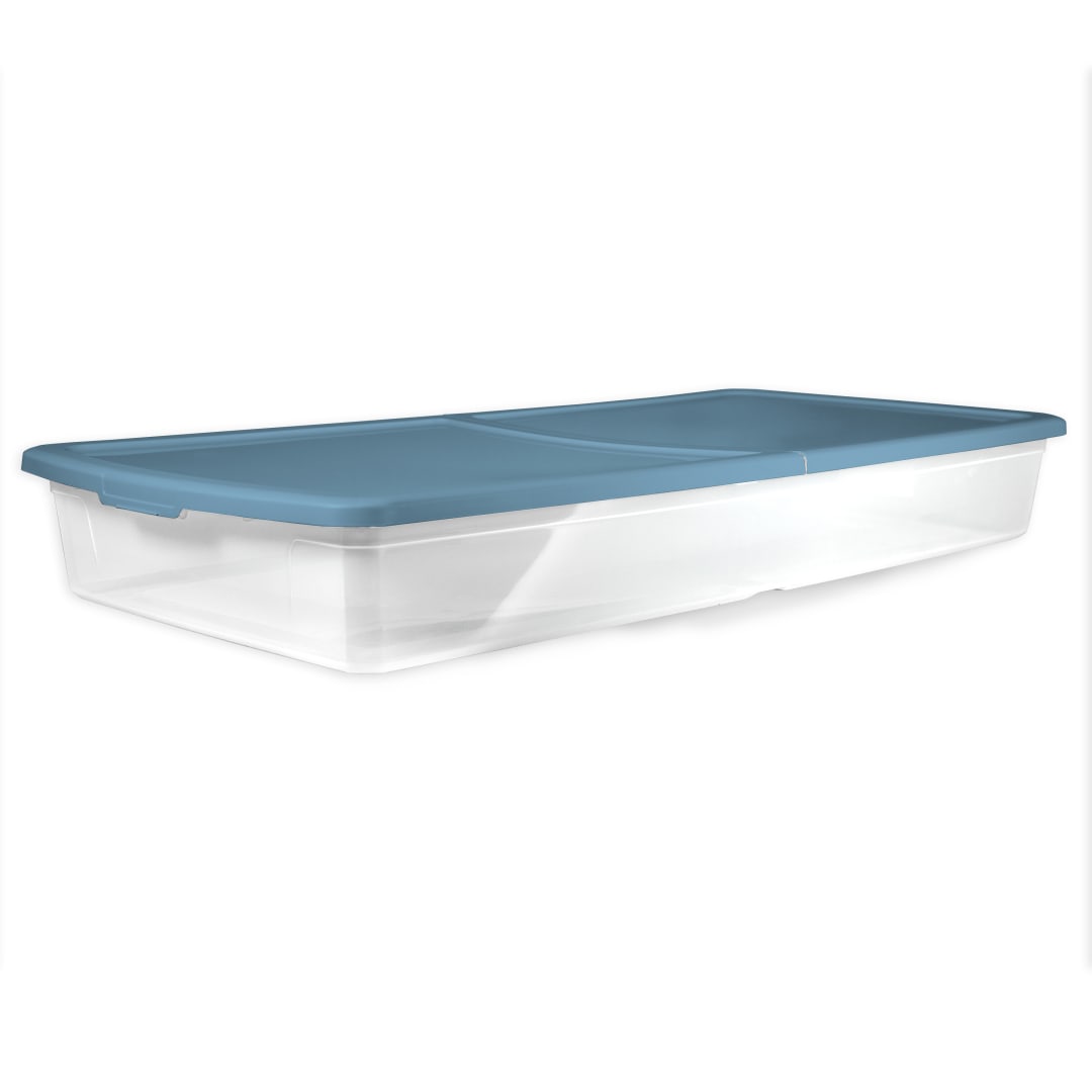 Home Logic X-large 17.5-Gallon (70-Quart) Clear Storage Bin