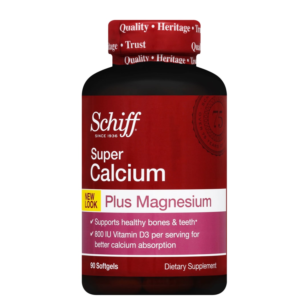 SCHIFF® Super Calcium Magnesium w/ D Softgels 12/90 ct.