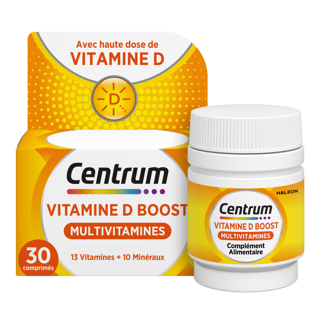Centrum Vitamin D Boost 1200 Multivitamines, 30 tablets