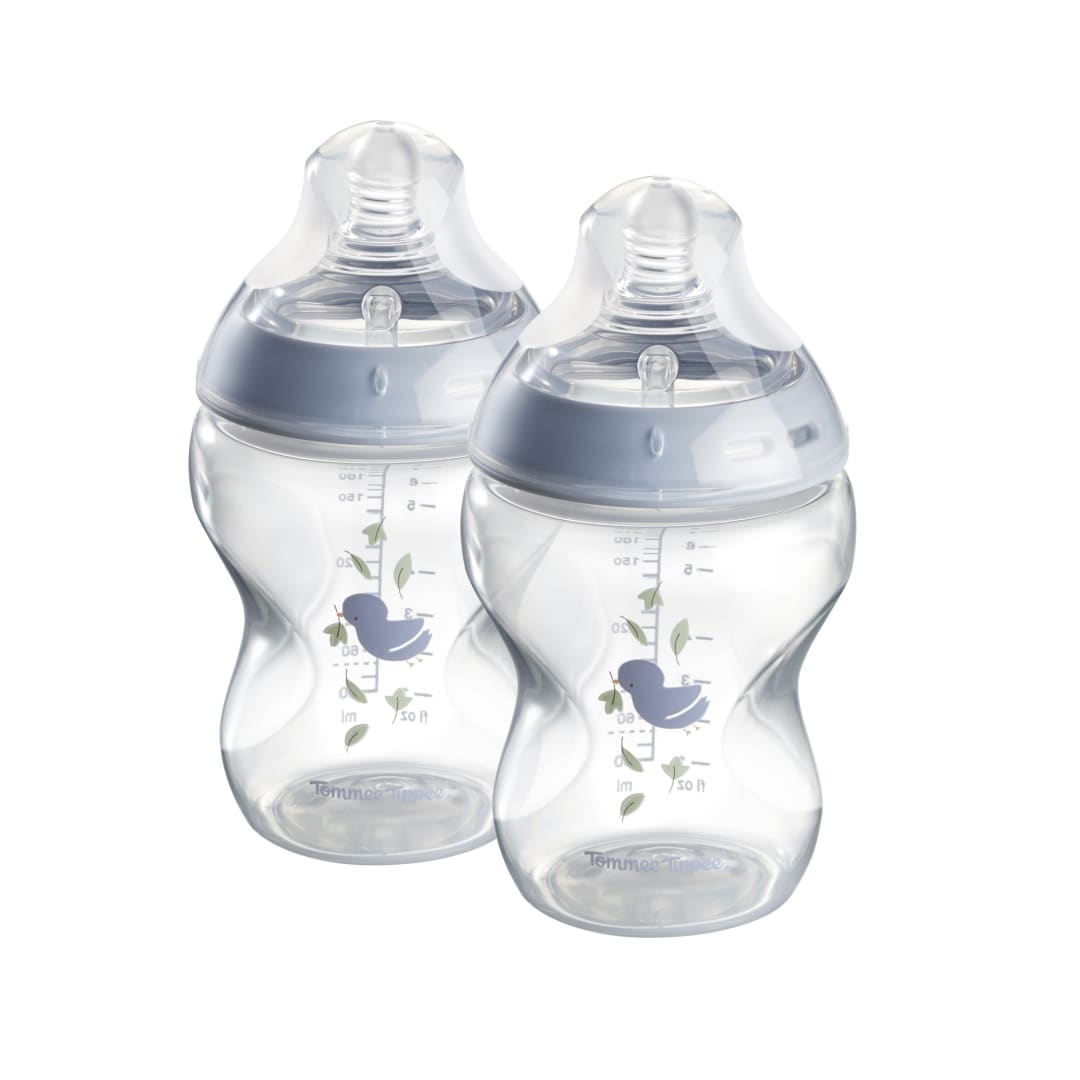 Natual Start PP BTL 2x260ml Bird w/M teat