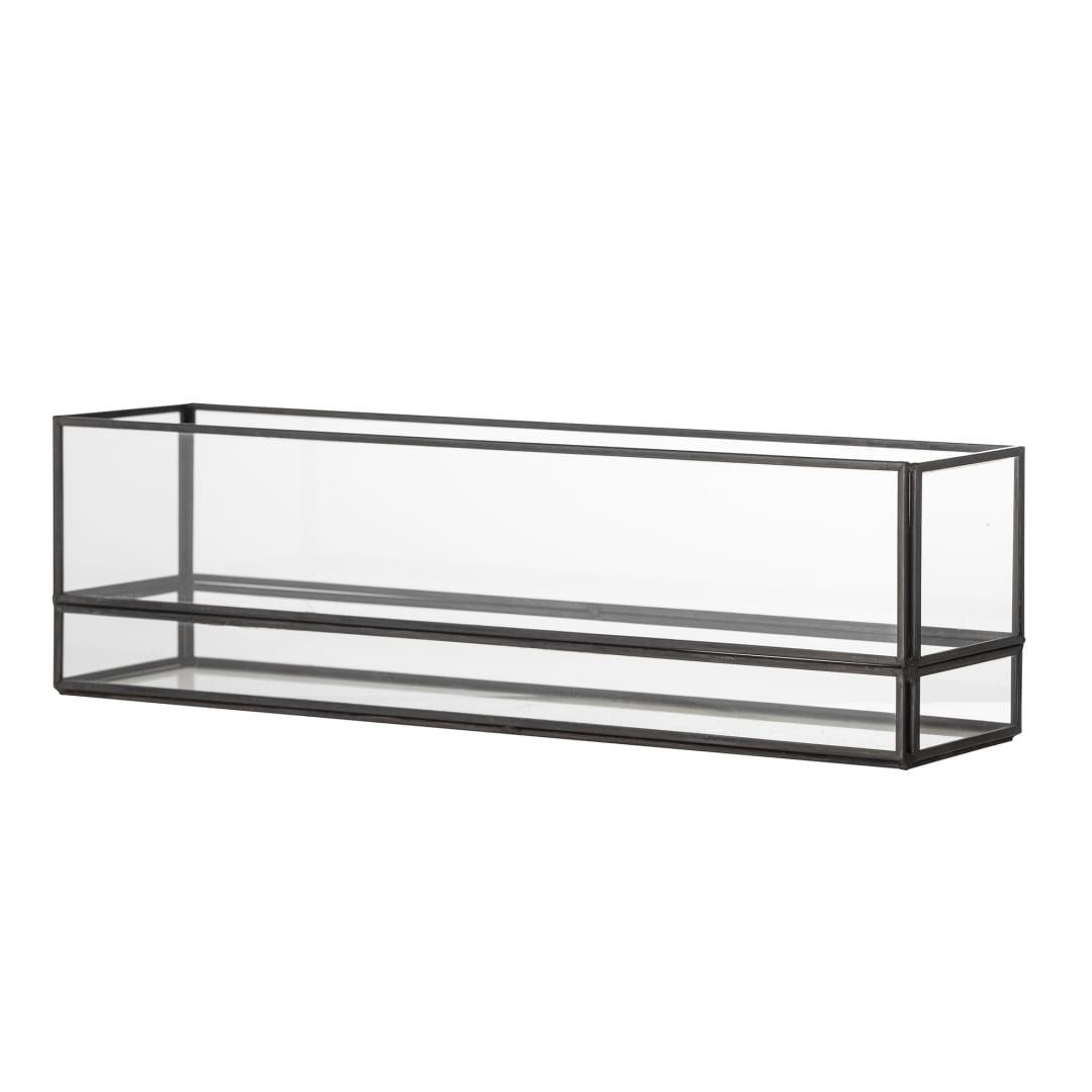 82060071 - Filula Votive, Black, Glass STOCK: 10