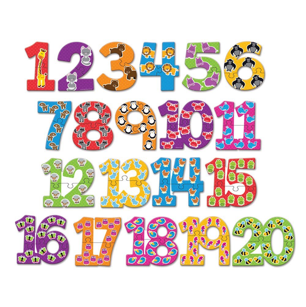 NUMBER PUZZLE CARDS