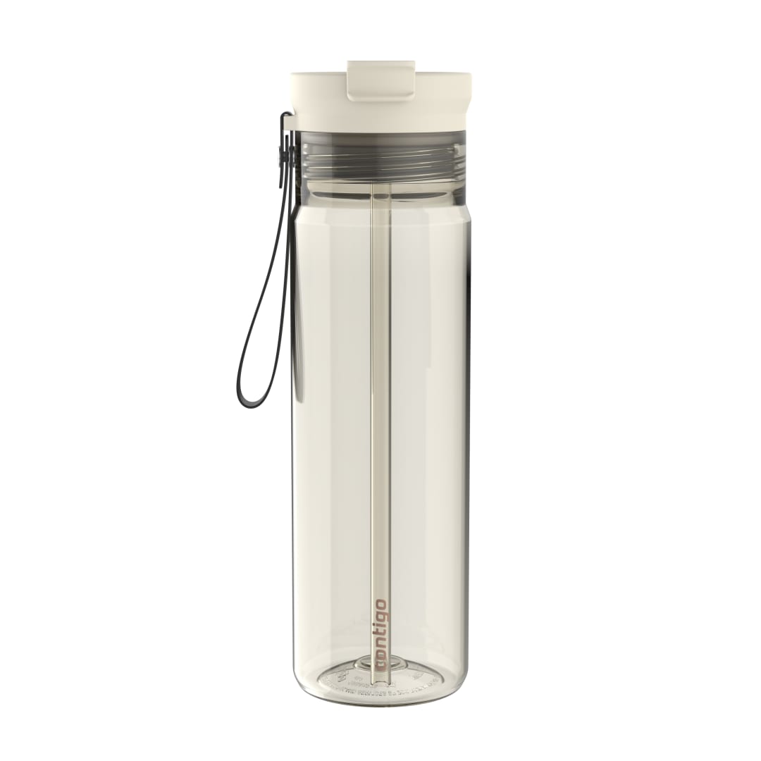 Contigo DualSip® 828 ml Botella de Agua de Plástico Tritan™ a Prueba de Fugas con Correa y Tapa de Doble Uso
