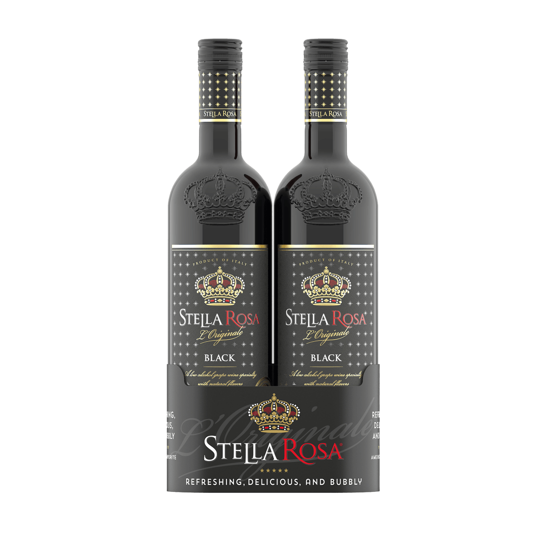 Stella Rosa Black Semi-Sparkling Red Wine VAP 2Pk/750 ml