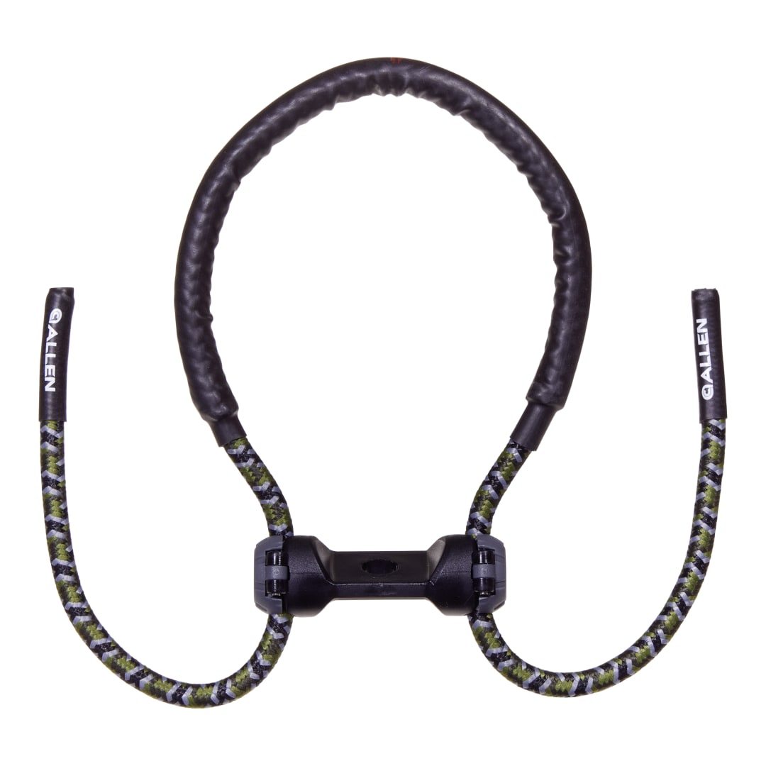 Pulse™ Bow Wrist Sling by - Compound Bow Stabilizer w/ Scent Reduction - Quick Adjust Tabs - Hunting & Target Archery -Black/Camo