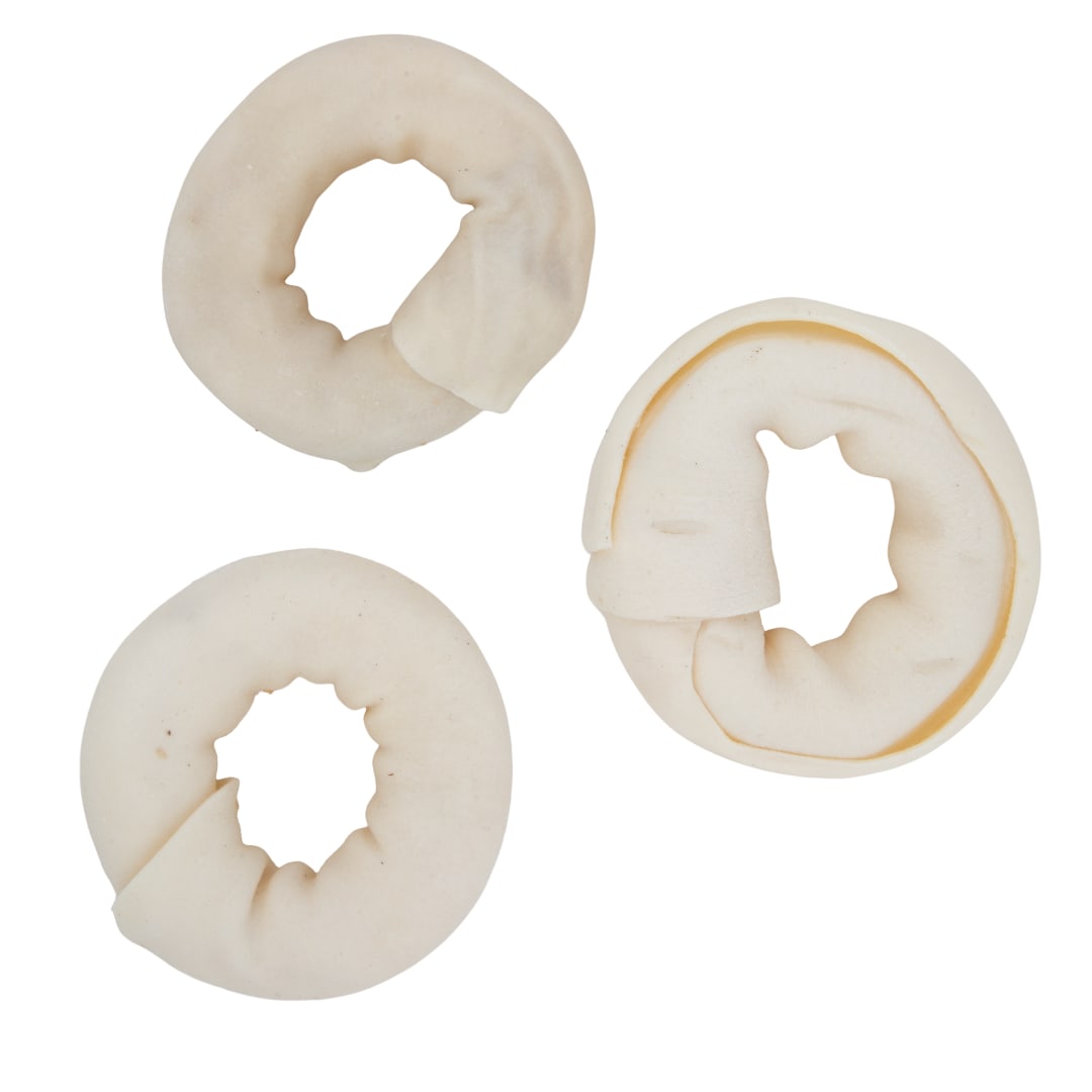 Pet Factory American Beefhide Donuts, Assorted Flavors, 3", Small, 8 Pack