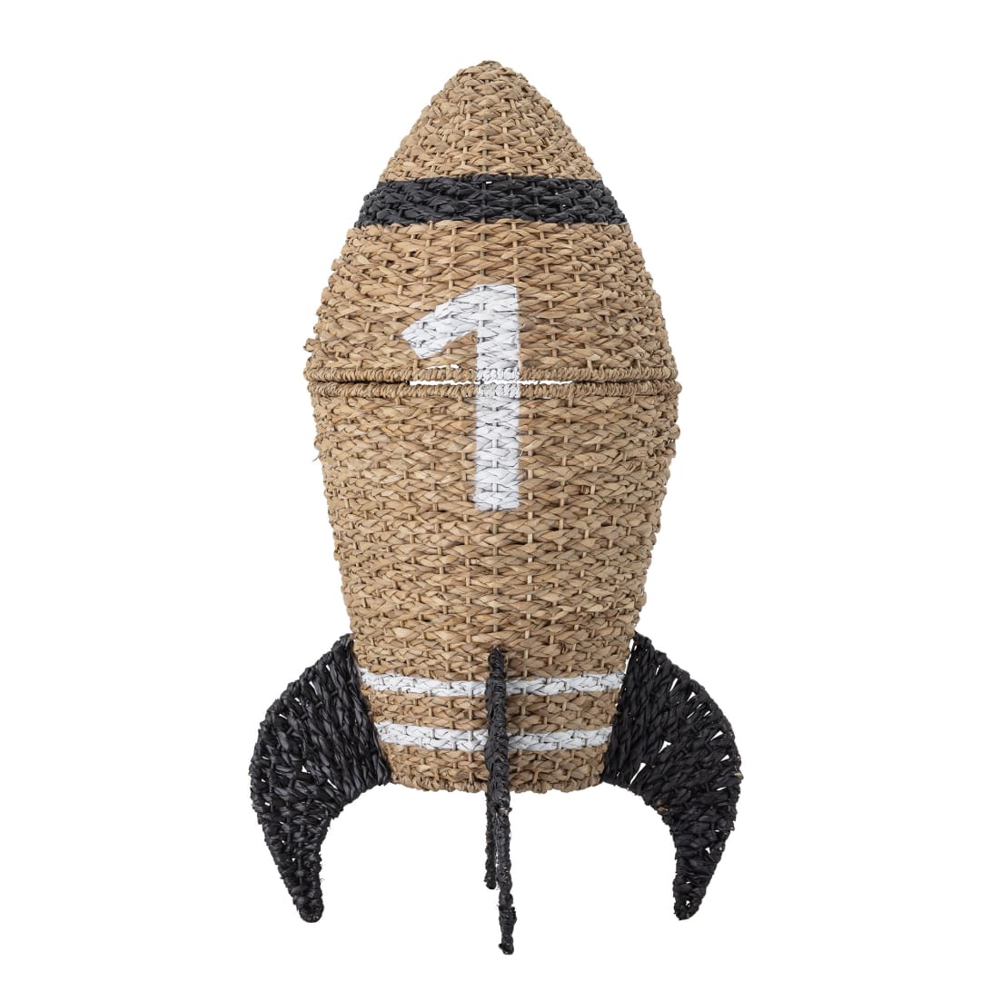 82048198 - Cosmina Basket w/Lid, Nature, Seagrass STOCK: 205