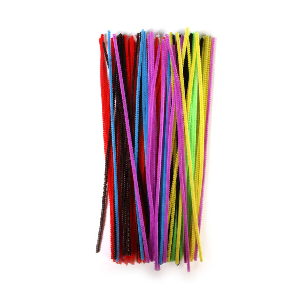 Pipe Cleaners, Assorted, 12" Pack of 200