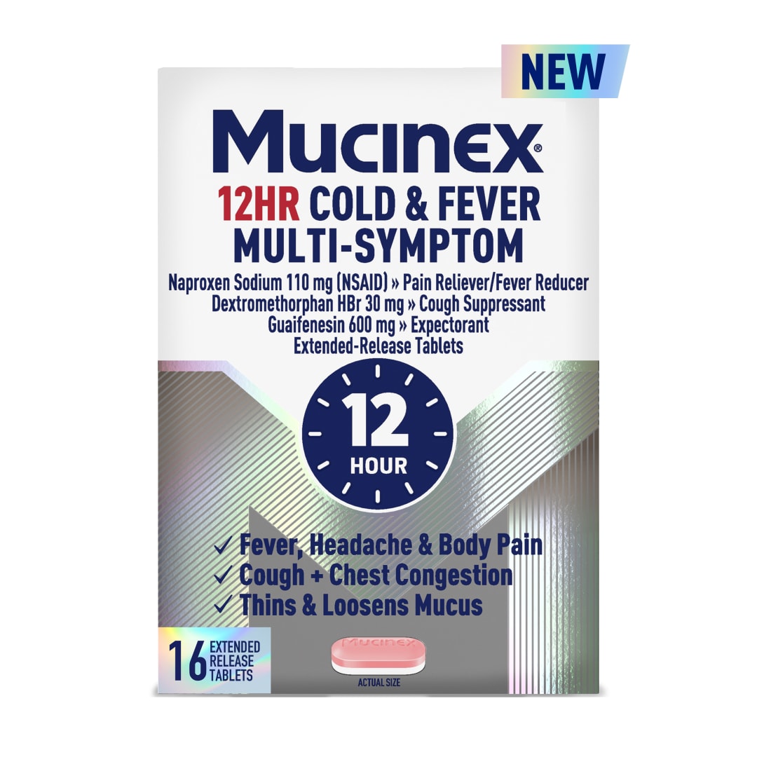 MUCINEX® 12HR Cold & Fever 24/16 ct.