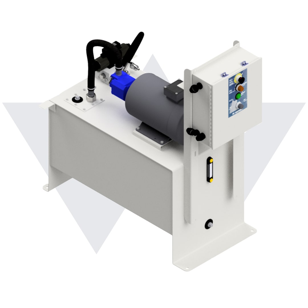 Wastequip® 15HP/3 Phase 56 Gallon GP Series Power Unit with Twin Cylinders