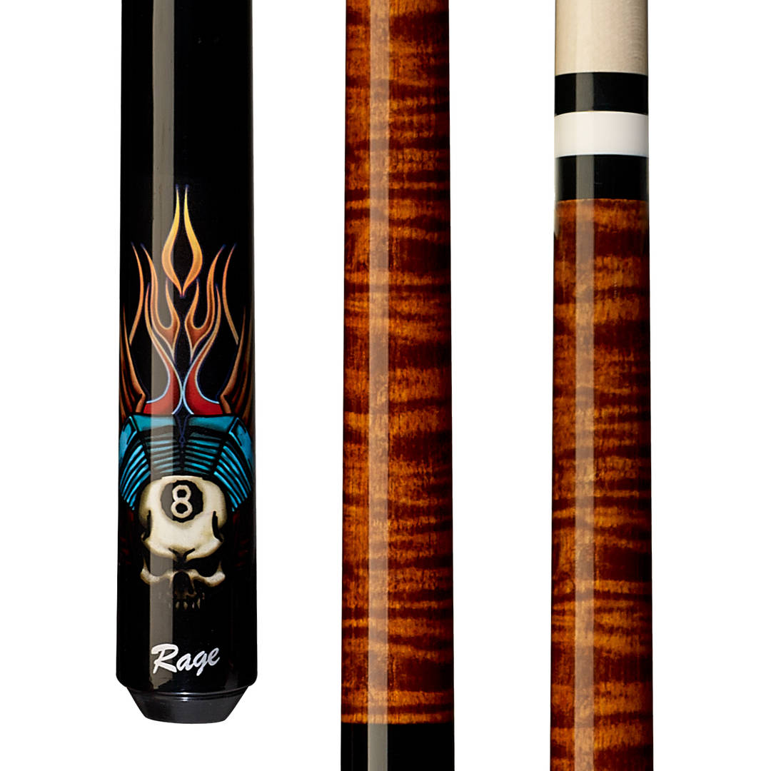 Rage SKULL: ANT. CURLY MAPLE,