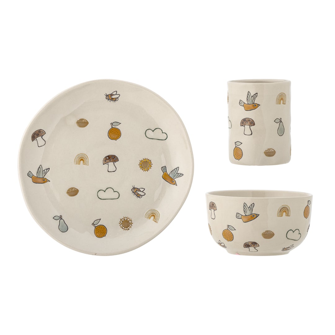 82060925 - Agnes Tableware Set, Multi, Stoneware STOCK: 300