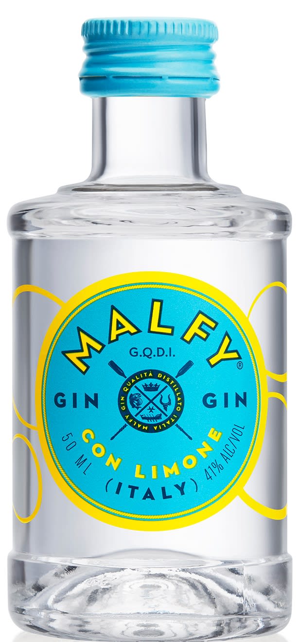 Malfy Limone Lime Gin, 50 ml Bottle, 82 Proof