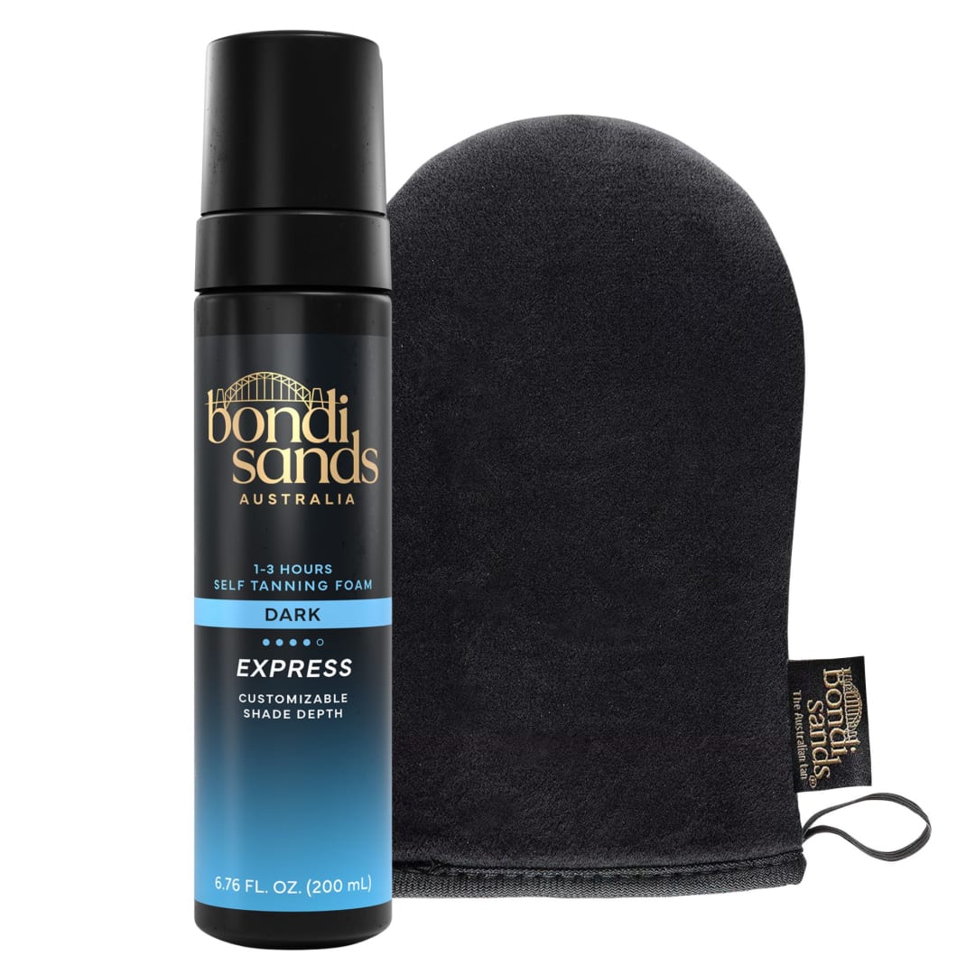 Bondi Sands 1 Hour Express Self Tanning Foam + Mitt, 6.76 Fl Oz