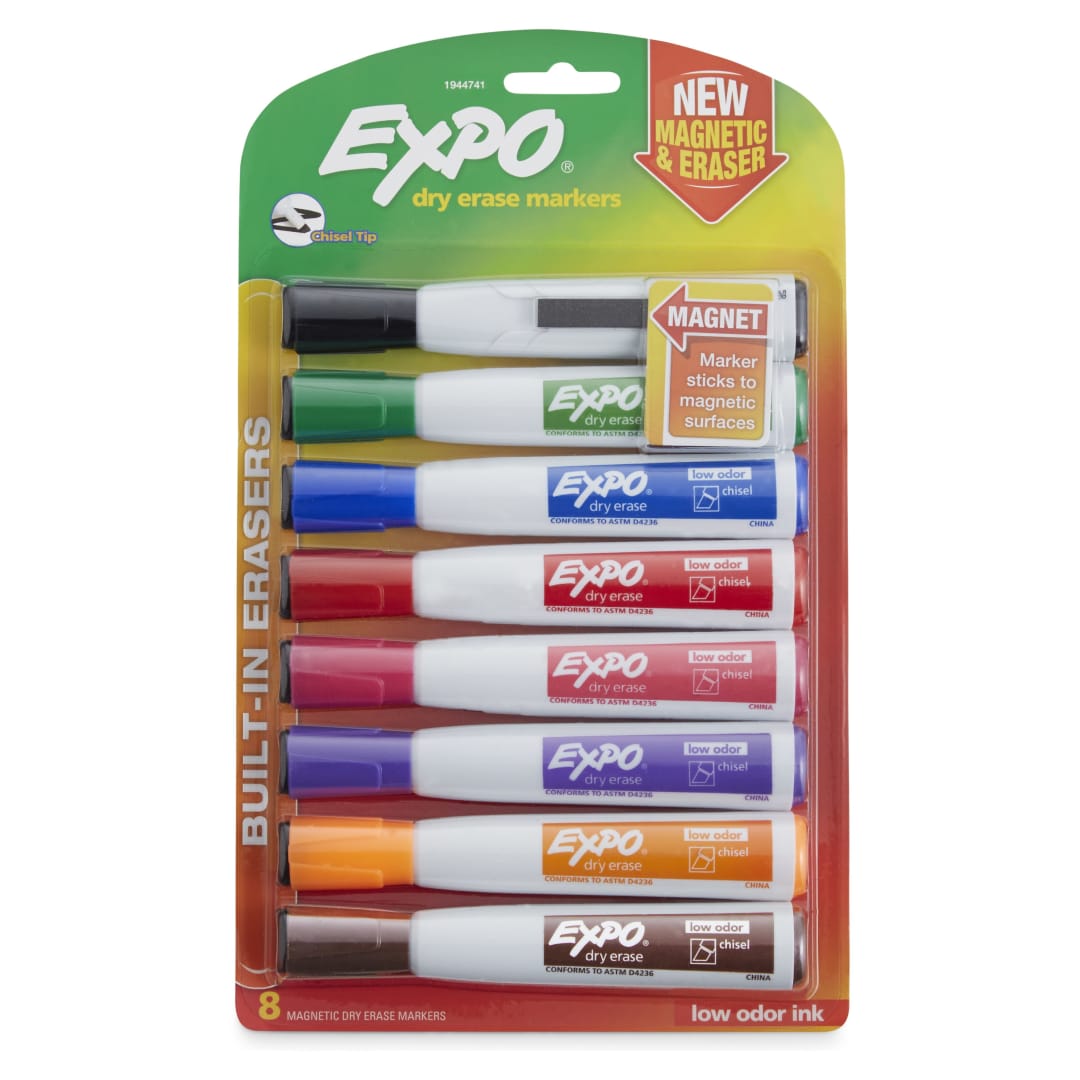 EXPO MAGNETIC W ERAS LO 8CD ASST CHISEL