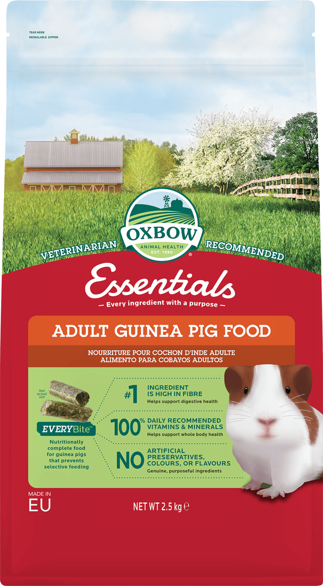 Oxbow Essentials Adult Guinea Pig - 2.5kg