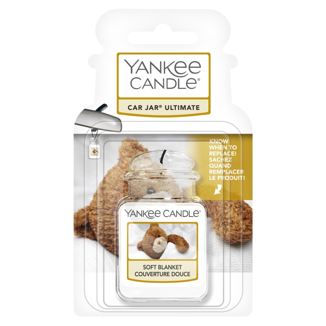 Yankee Candle Car Jar Ultimate Ambientador para coche | Manta suave | Dura hasta 4 semanas